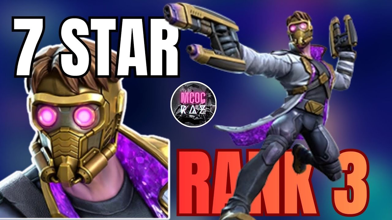 MCOC | 7 ⭐ Stellar Forged Star Lord | Rank up and Gameplay |  First impression & Best Rotation 