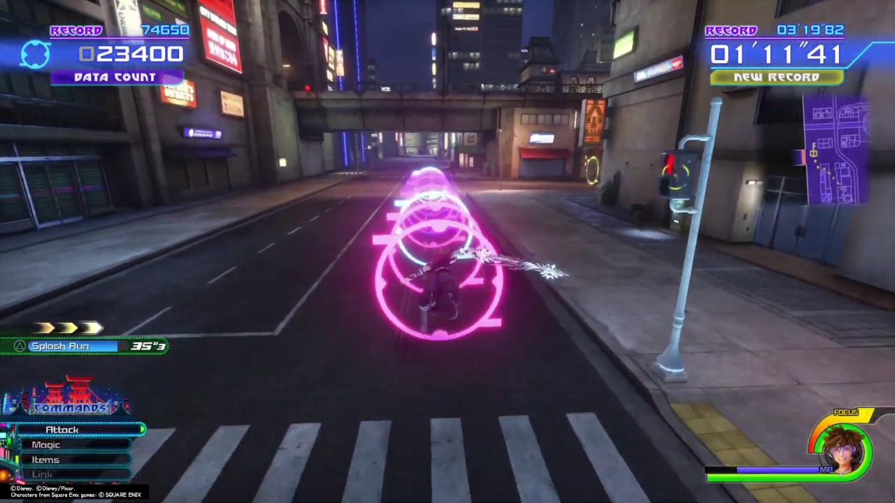 Flash Tracer Course B High Score (A ranking) Datascraper trophy / achievement Kingdom Hearts 3