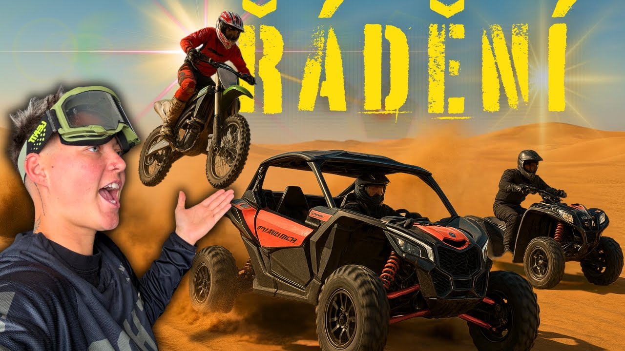 MOJE PRVN&Iacute; J&Iacute;ZDA NA CROSSCE💥DOV&Aacute;DĚN&Iacute; V P&Iacute;SKU💯P&Aacute;DY💨BUGGY🏎️ A ZTRACEN&Aacute; V LESE🌲🔥