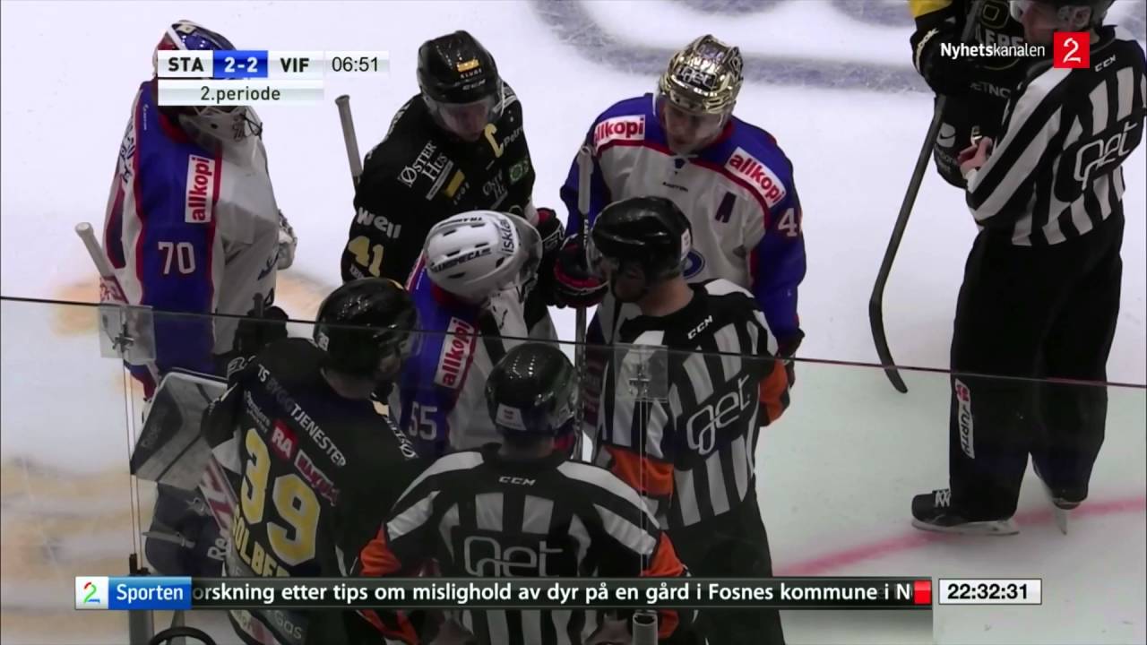 Stavanger Oilers - Vålerenga. Første semifinale 2015
