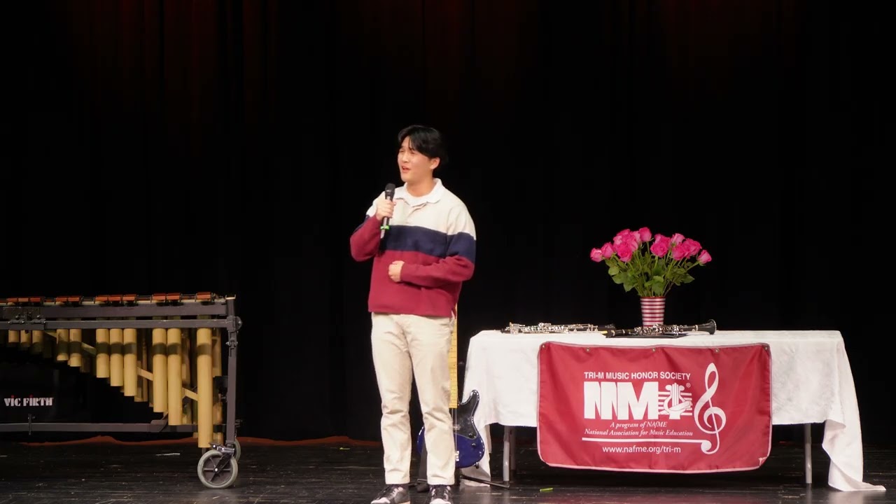 2026 PHHS Tri-M Music Honor Society Induction - Elijah Chen - Forevermore
