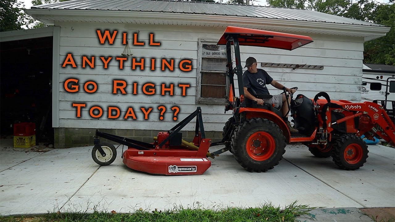 #113 Установка Bush Hog, обрезка вала отбора мощности и многое другое! Kubota B2601