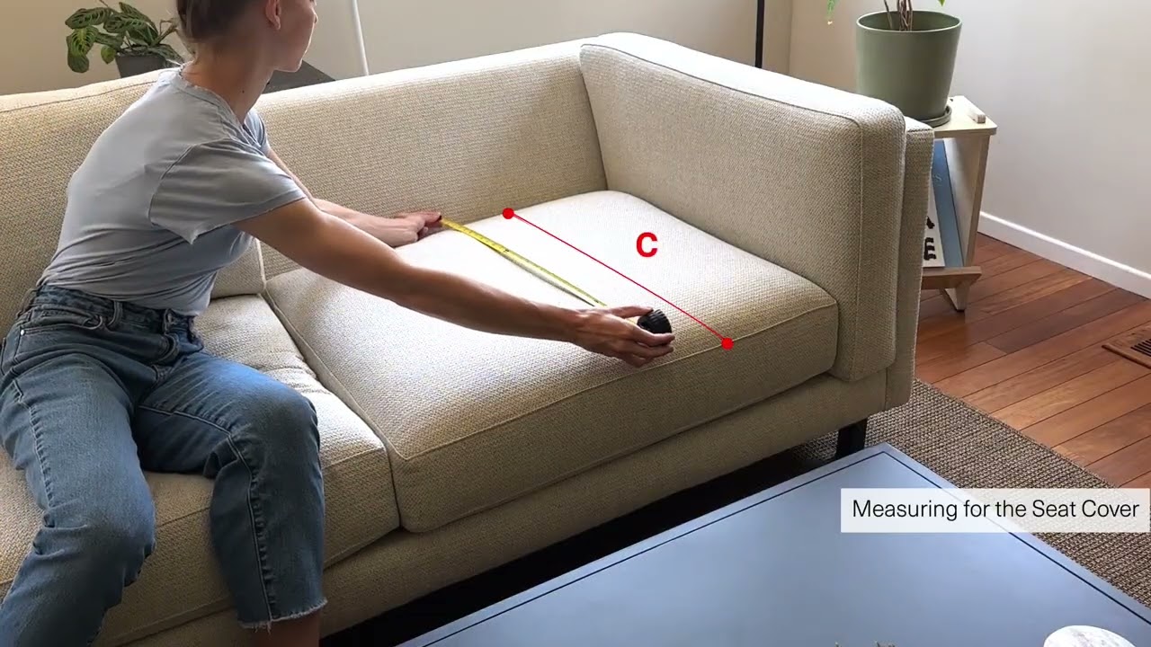 CustomFit Sofa Cover Measurement Guide
