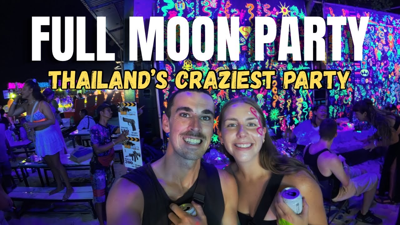 We Finally Experienced Thailand’s Full Moon Party 🌕 | Koh Phangan Thailand