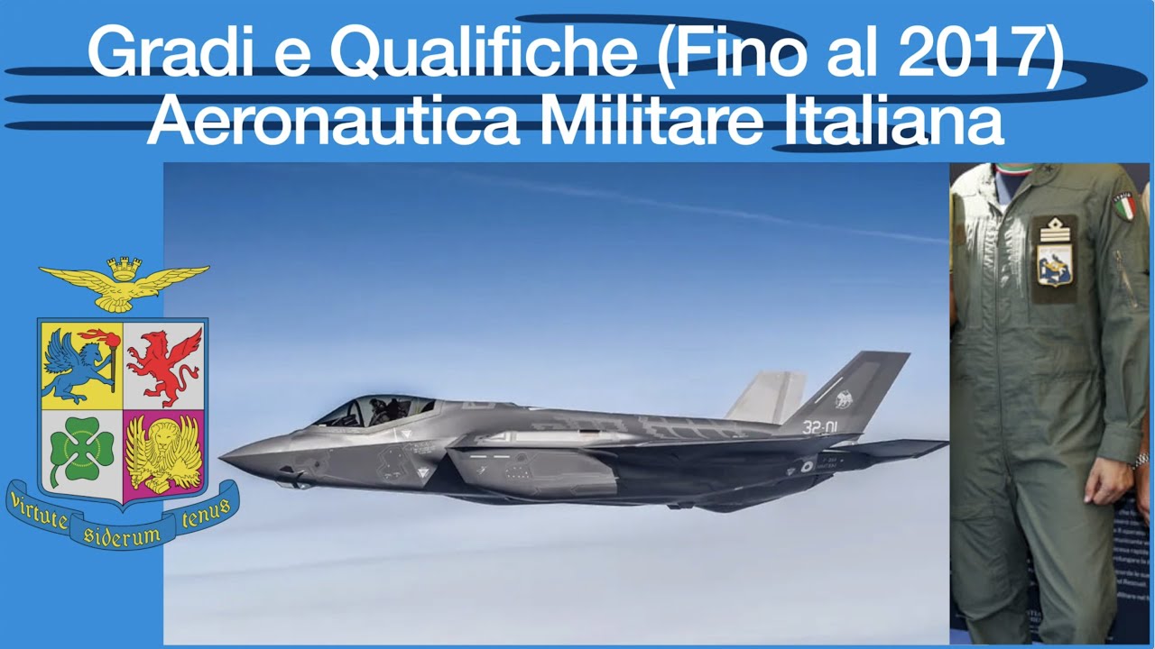 Gradi e Qualifiche Aeronautica Militare Italiana (Fino al 2017)