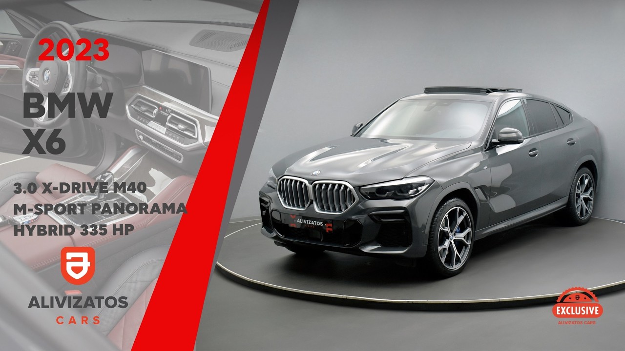 Bmw X6 2023 X-Drive M40i M Sport Panorama Hybrid 335 hp Alivizatos cars