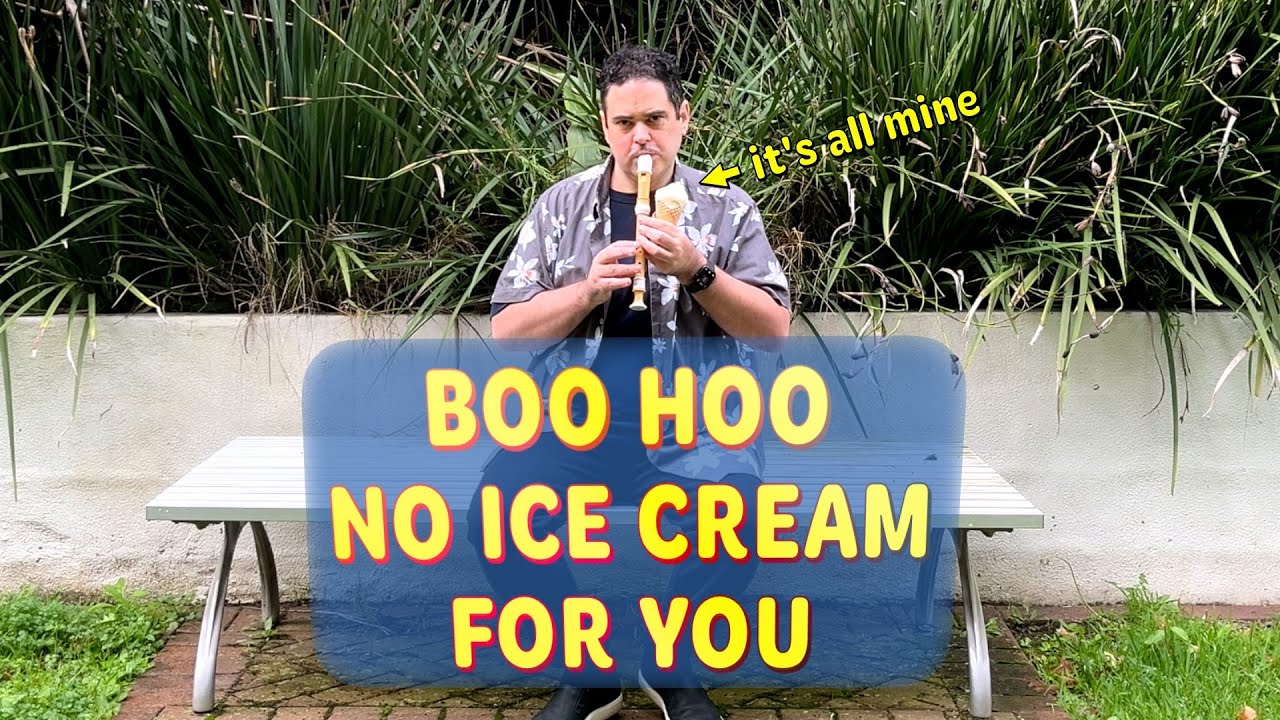 Boo Hoo No Ice Cream For You, by Richard Lindesay (Official Music Video) 🎶