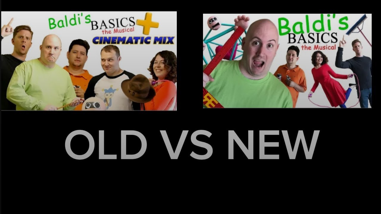 OLD VS NEW @randomencounters #baldibasics  #song Baldie basics song