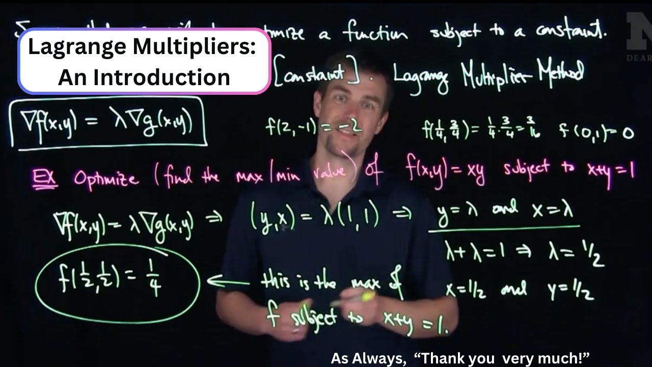 Lagrange Multipliers