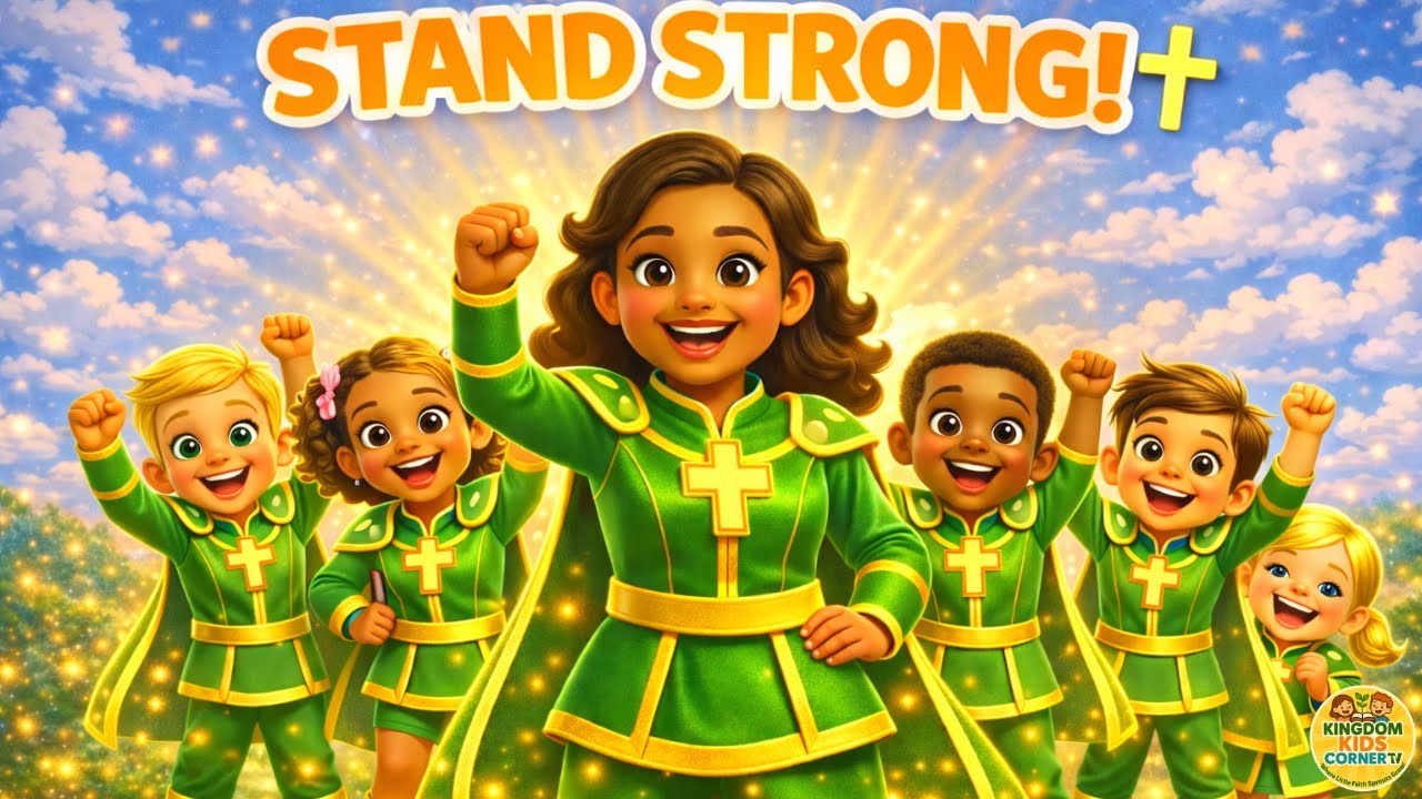 STAND STRONG! 💪✝️ | Christian Kids Worship Song | Radical Faith | KKCTV