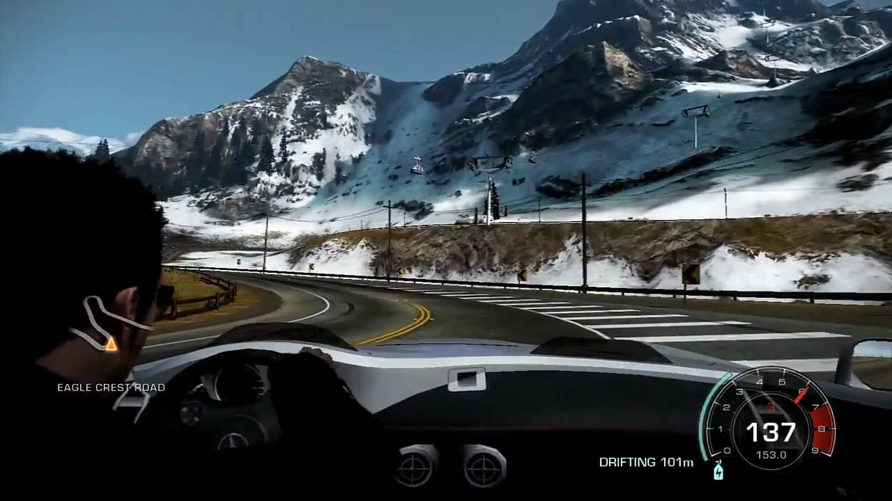 Need for Speed Hot Pursuit (2010) : Mercedes-Benz SLR McLaren Stirling Moss (Onboard View)