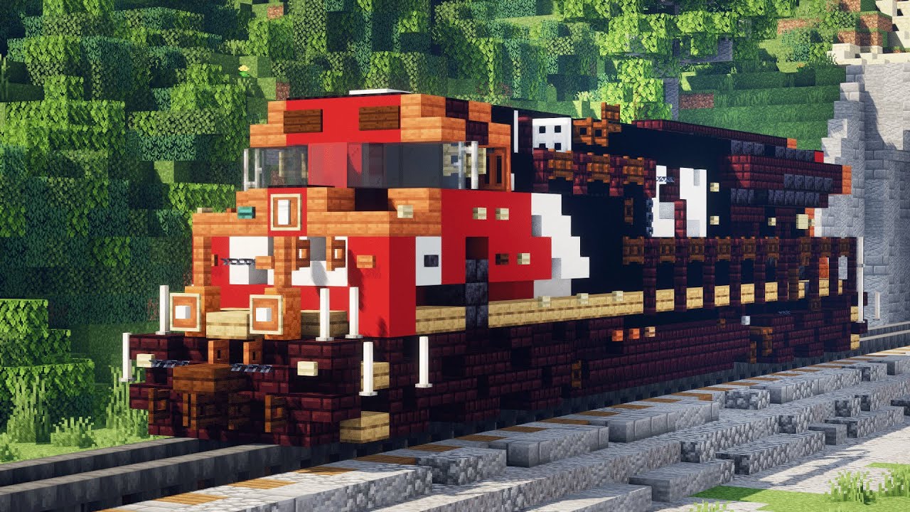 Minecraft Canadian National ET44AC GEVO Tutorial