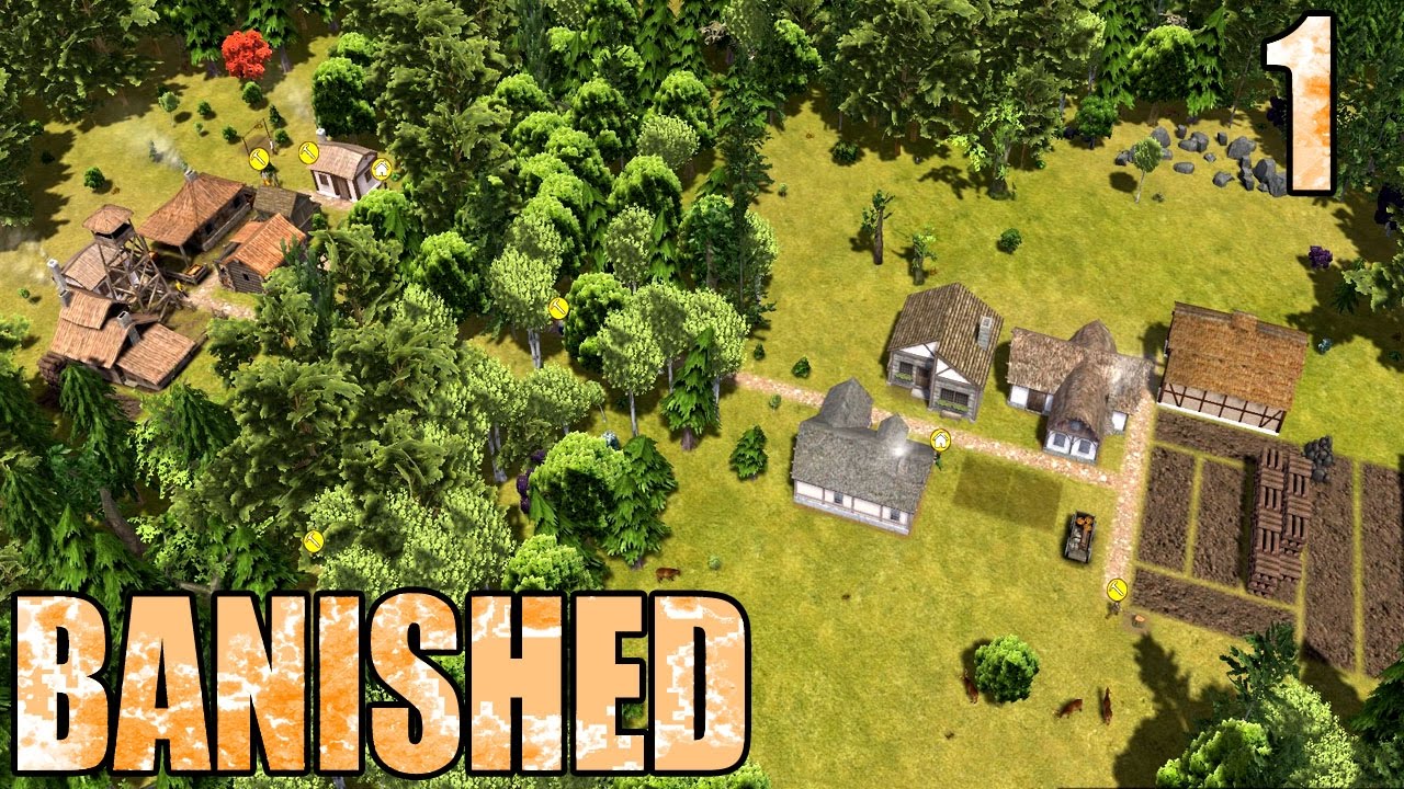 Woodland Settlement | Banished MEGA MOD 1 | Gameplay