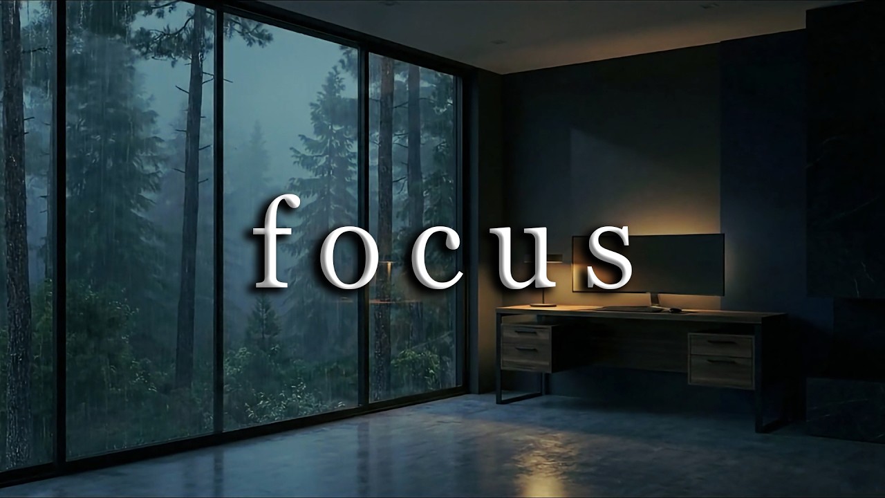 Focus Like a CEO | Slow Sad Music for Deep Focus & Work 🌧️