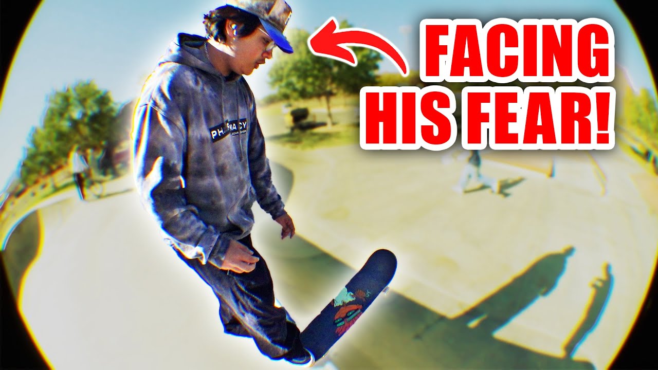 HIS FIRST TIME DROPPING IN!