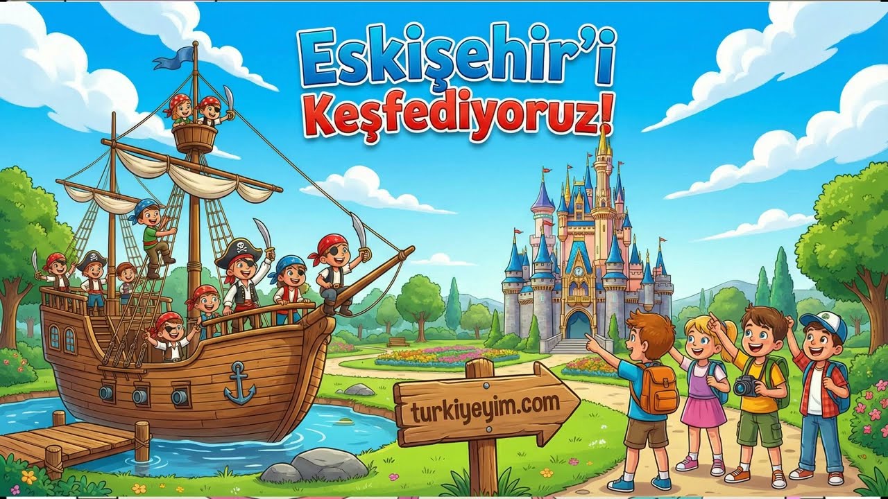 🎡 Eskişehir'yı Geziyoruz! Masal Şatosu ve Parklar | Eğlenceli Türkiye Turu 🇹🇷