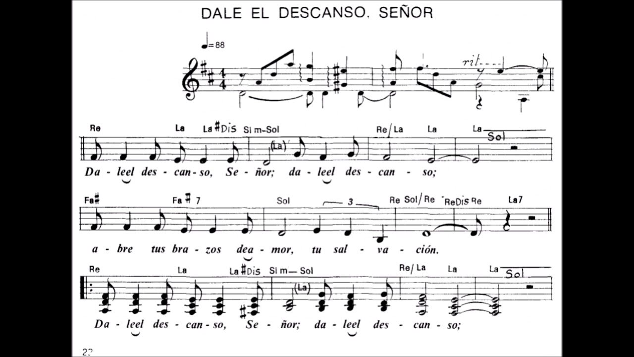 Dale el descanso Se&ntilde;or