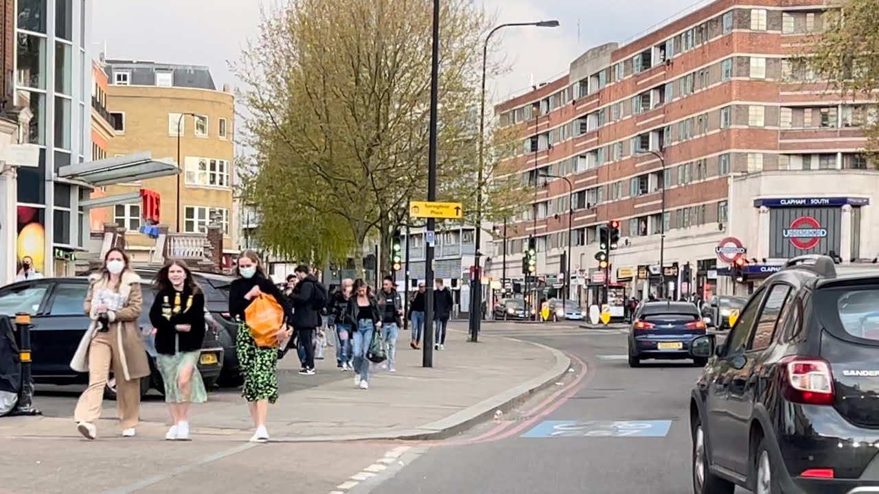 London England 🇬🇧 4K Drive Clapham Common 04/05/2021