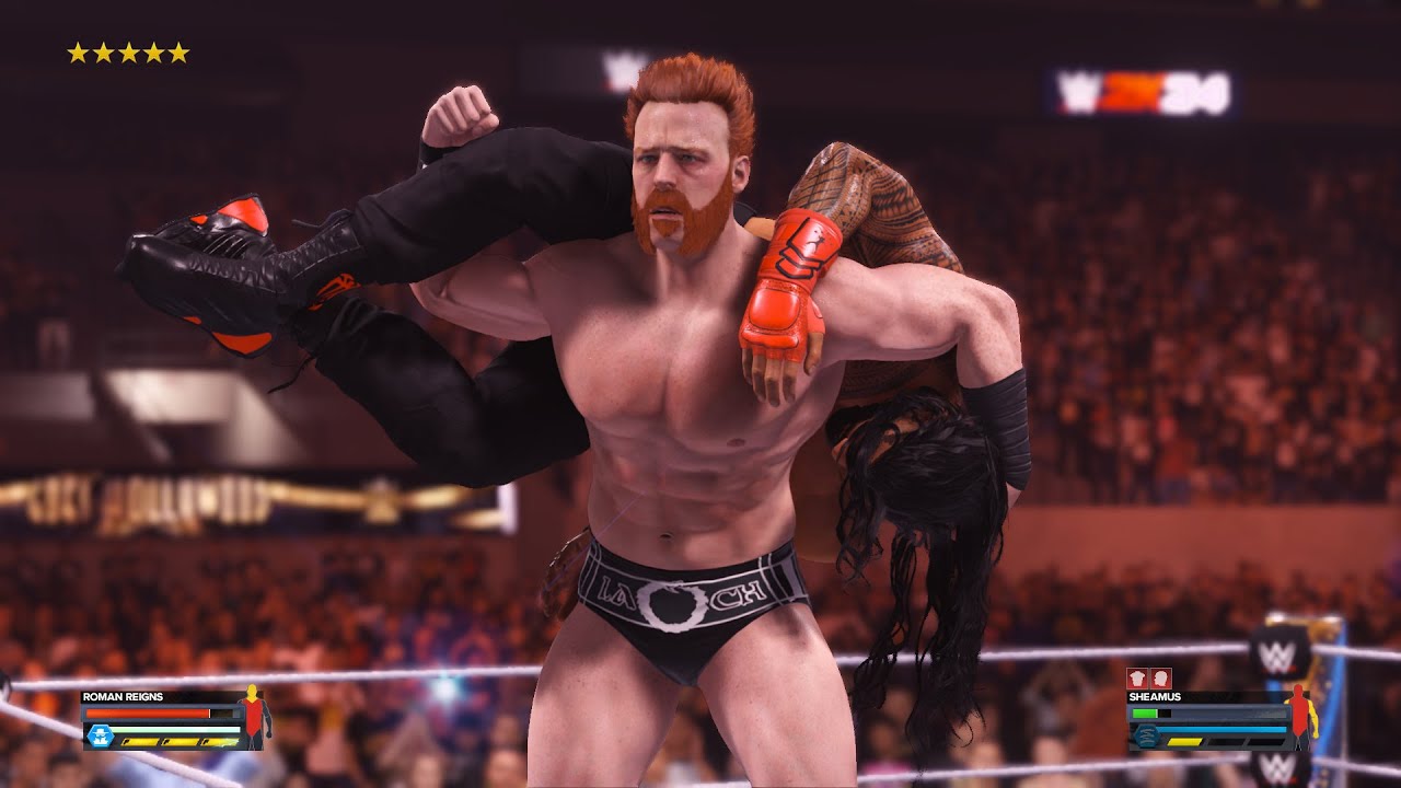 Roman Reigns vs Sheamus Undisputed Universal Championship | WrestleMania 2025 | WWE 2K24