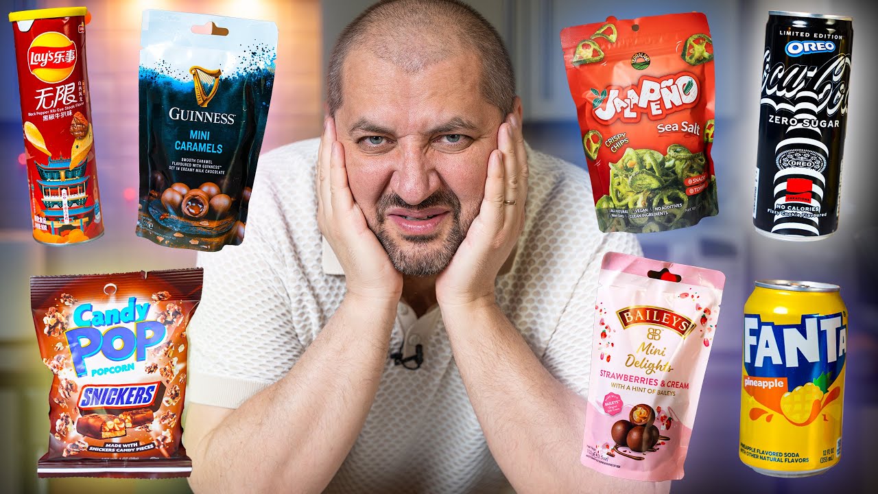 Большая дегустация! Пробую странные вкусы известных брендов