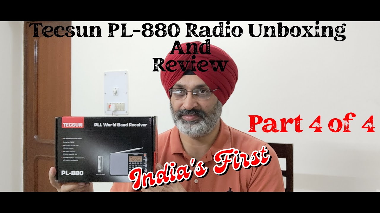 Tecsun PL-880 Triple Conversion LW MW SW FM Radio 2025 Model USB-C Unboxing & Review [Part 4 of 4]