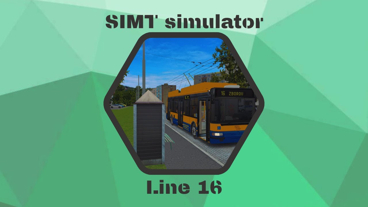 Trolleybus line 16 (Antonína Barcala - Zborov) | SIMT simulator