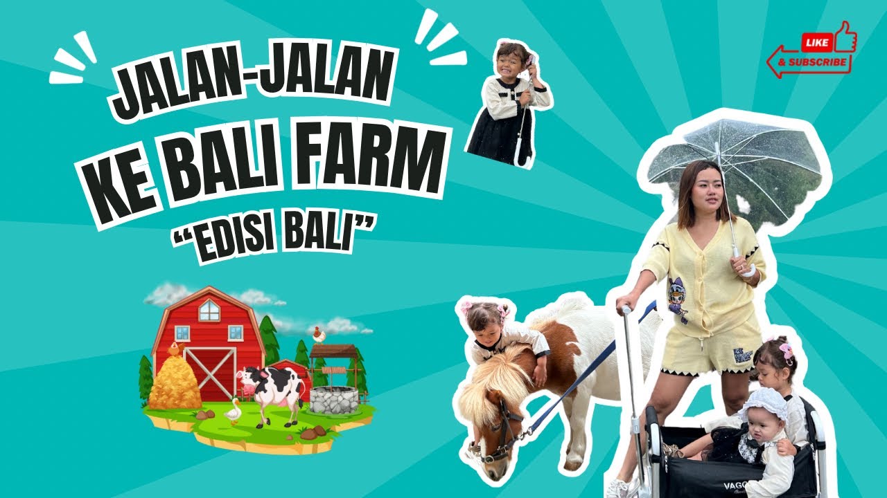 MAIN KE BALI FARM MALAH KEHUJANAN😱⛈️