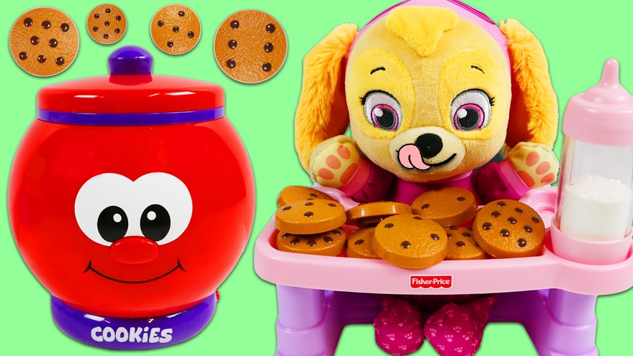 Paw Patrol Baby Skye With Count And Learn Cookie Jar!