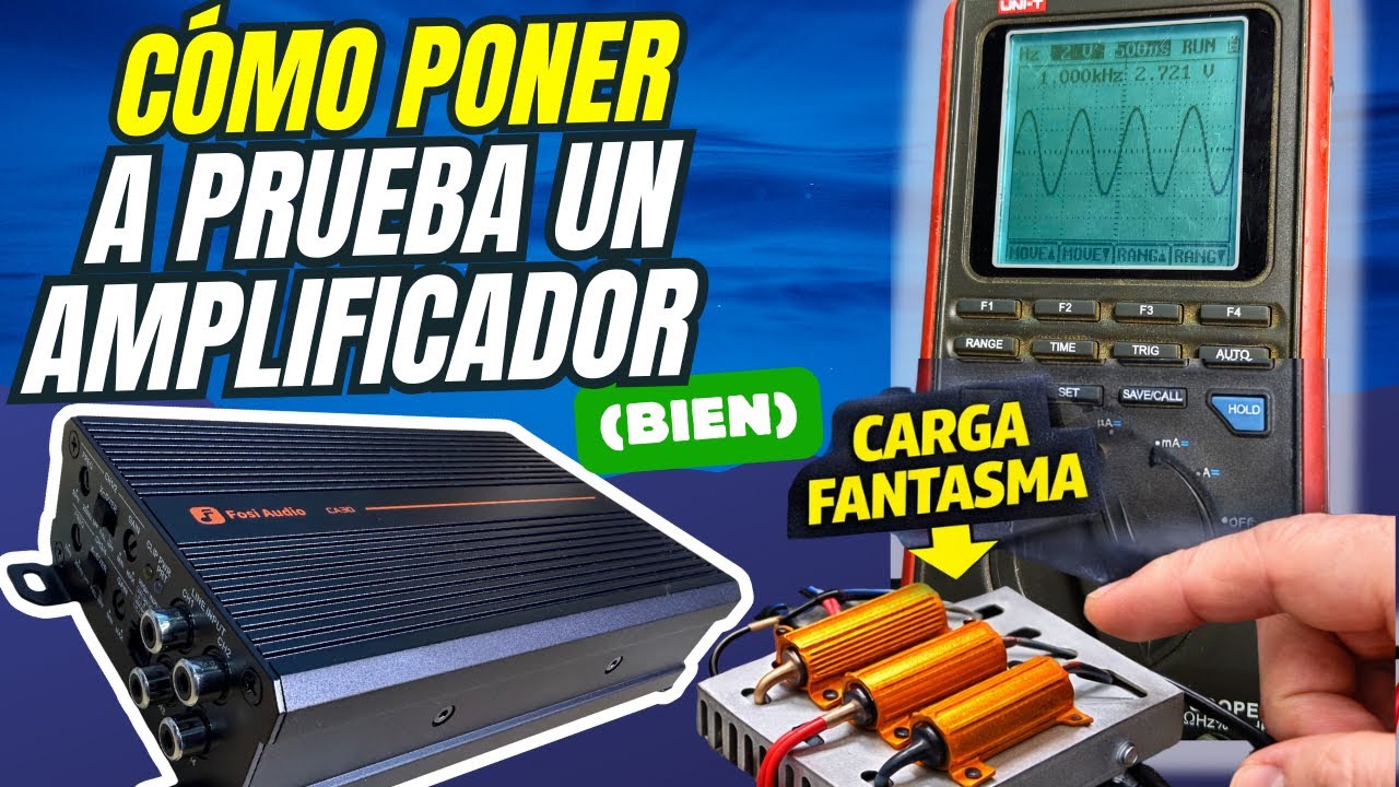 Cómo poner a prueba un amplificador (bien) | Fosi Audio CA30 en banco y osciloscopio