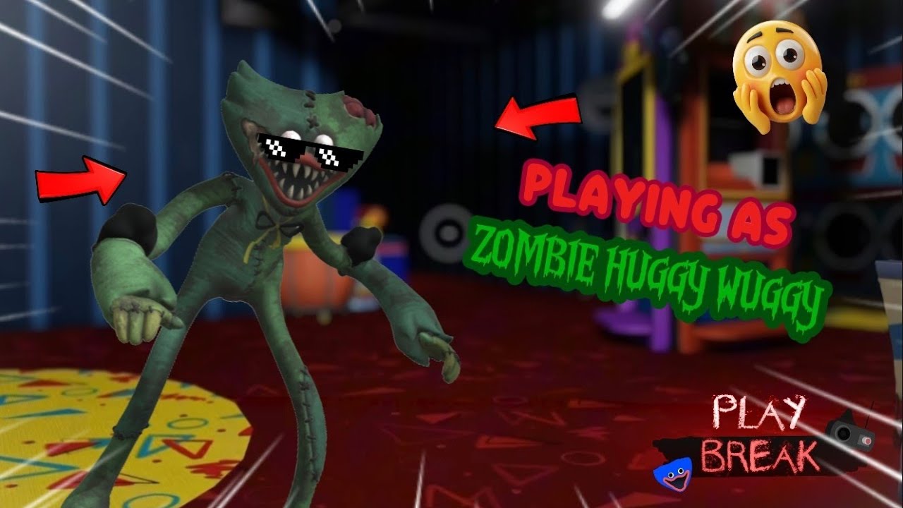 ZOMBIE HUGGY MONSTER GAMEPLAY - Playbreak #2 || Roblox Playbreak 