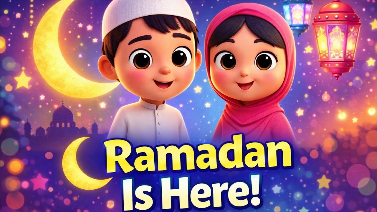Ramadan  Is Here 🌙 | Beautiful Kids Islamic Song | Ramadan Kareem 2026