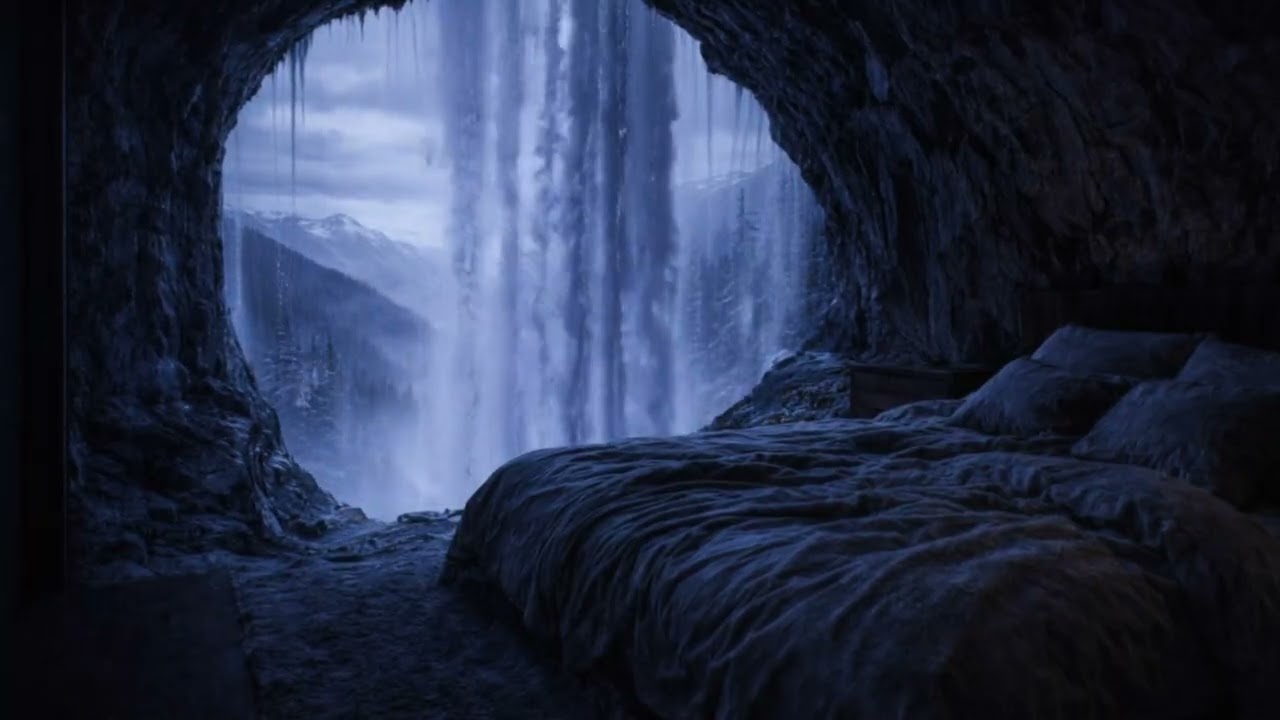 cosy sleep, cold cave...