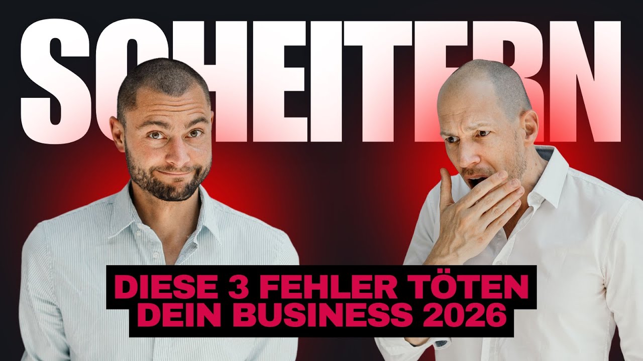 90% der Selbstständigen scheitern – Vermeide diese 3 Fehler in 2026
