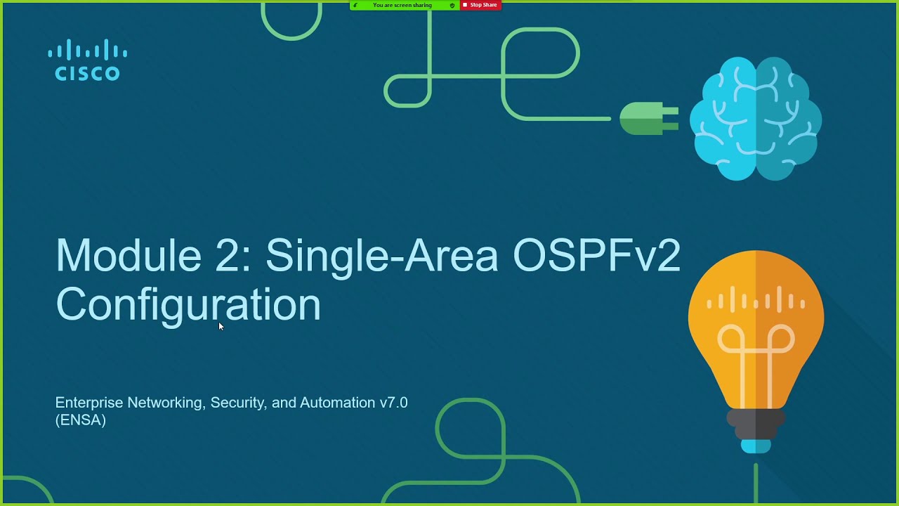 Module 2 Single-Area OSPFv2 Configuration Part 01
