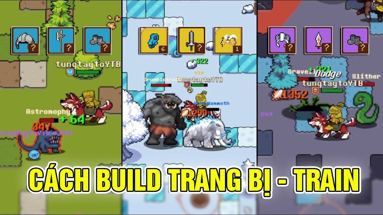 Treasure Hunter || Build trang bị đi train cực khoẻ - Phá đảo map băng