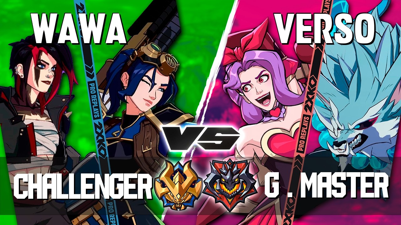 2XKO ▰ WAWA (Caitlyn-Vi) vs VERSO (Jinx-Warwick) ▰ 2XKO Pro level replays
