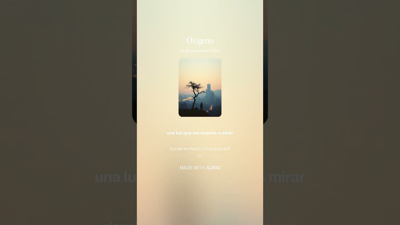 Oxigeno (letra y musica de Pedro Musat)