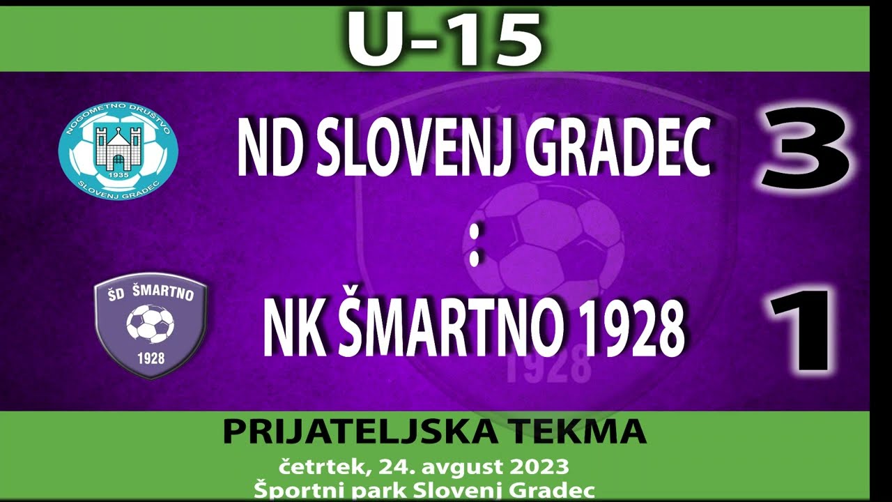 U15 - ND Slovenj Gradec - NK Šmartno 1928