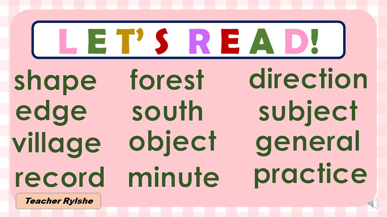 NEW SIGHT WORDS FOR GRADE 6 | READING SIGHT WORDS | ENGLISH 6 WORD DRILL | NRP