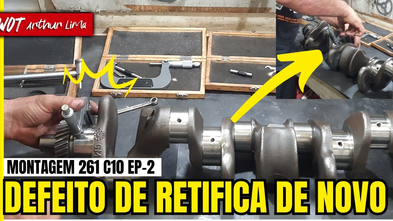 MONTAGEM MOTOR 6 CIL 261 C10  DO RAFAEL EP-2 (W.O.T PREPRARAÇÕES)