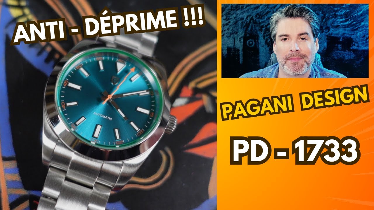 PAGANI DESIGN PD-1733... La classe orange et verte !!!
