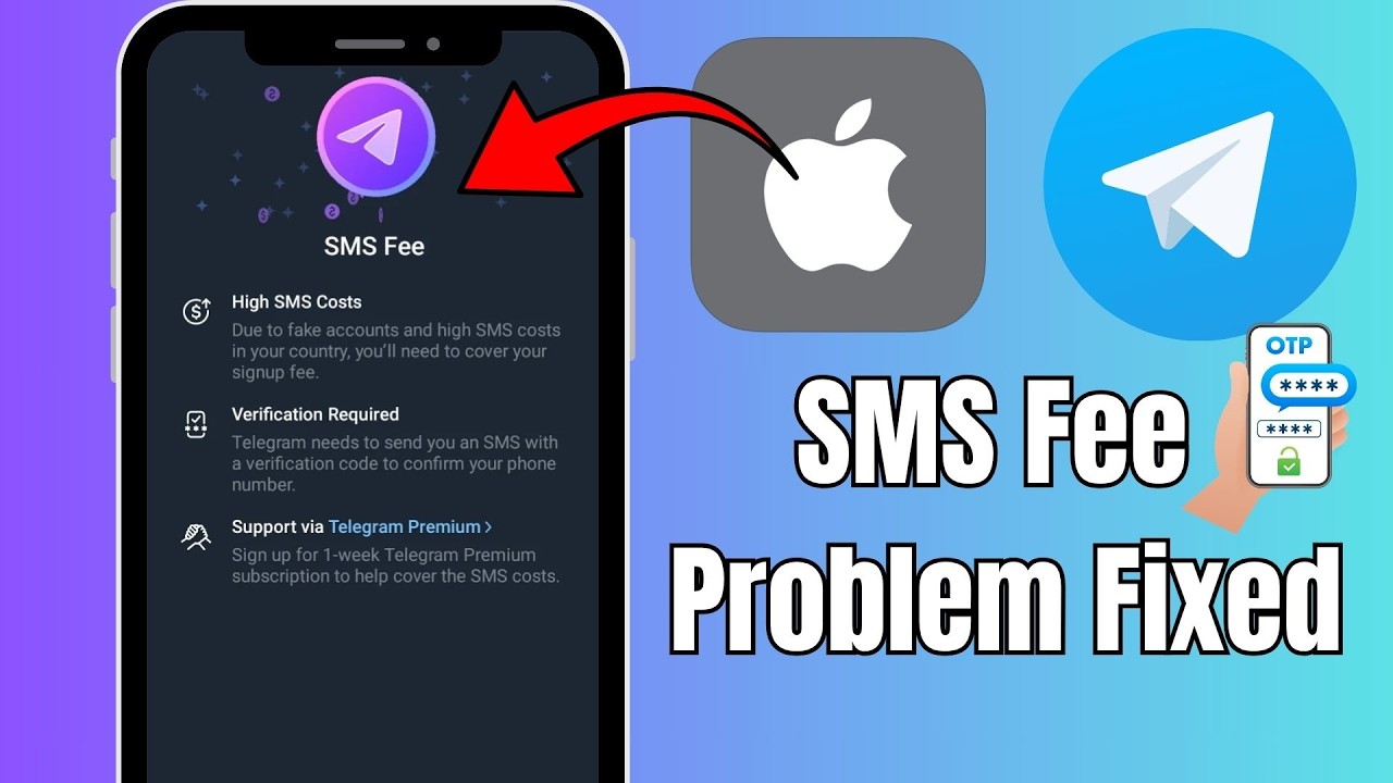 Как исправить ошибку с платой за SMS в Telegram на iPhone | Простое решение