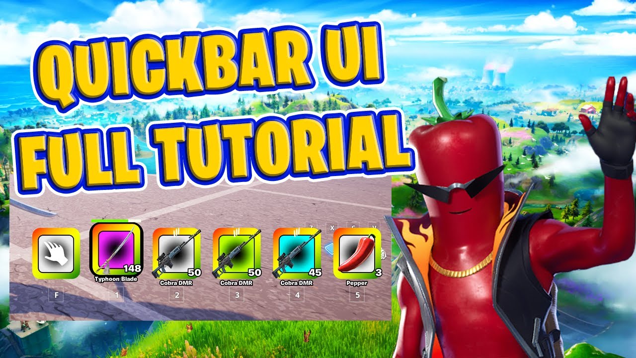 Quickbar UI UEFN Fortnite Creative Tutorial