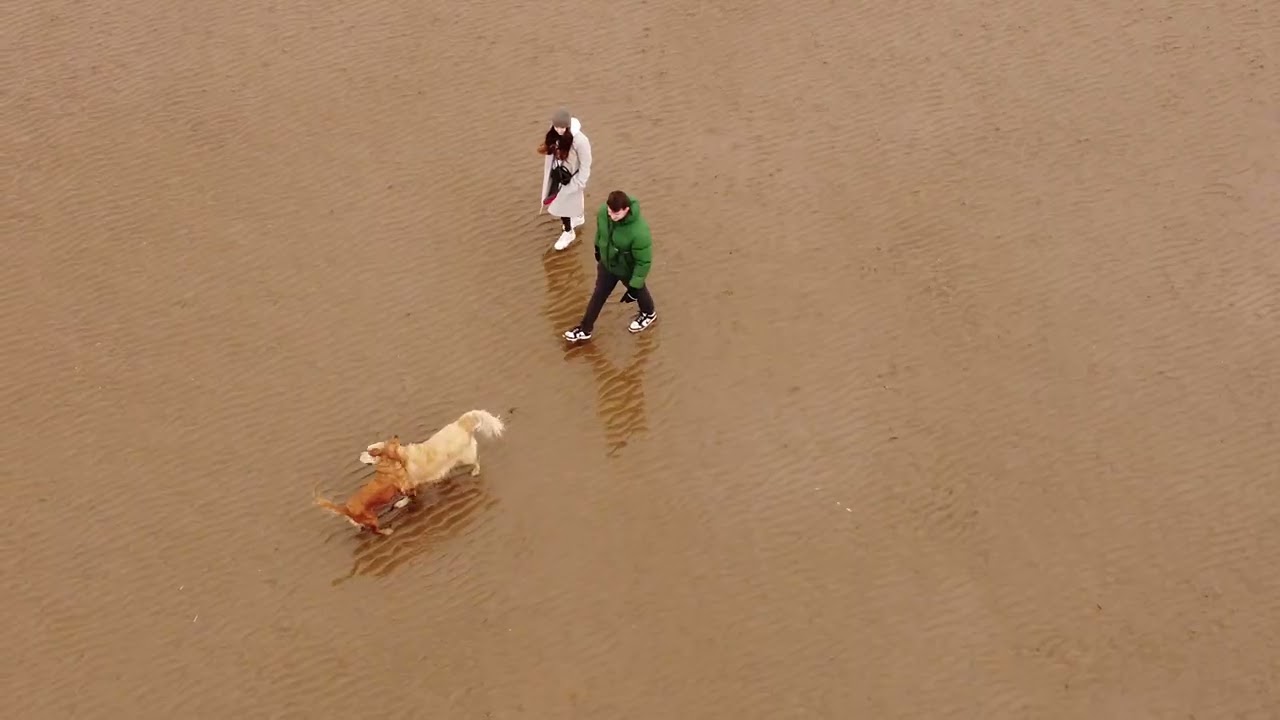 Drone footage of cleethorpes 