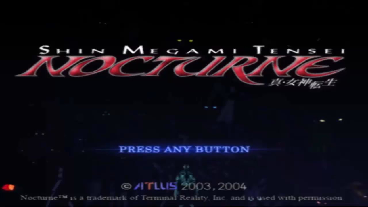 Shin Megami Tensei Nocturne Maniax- 100% Hard Mode-Part 1-The Conception
