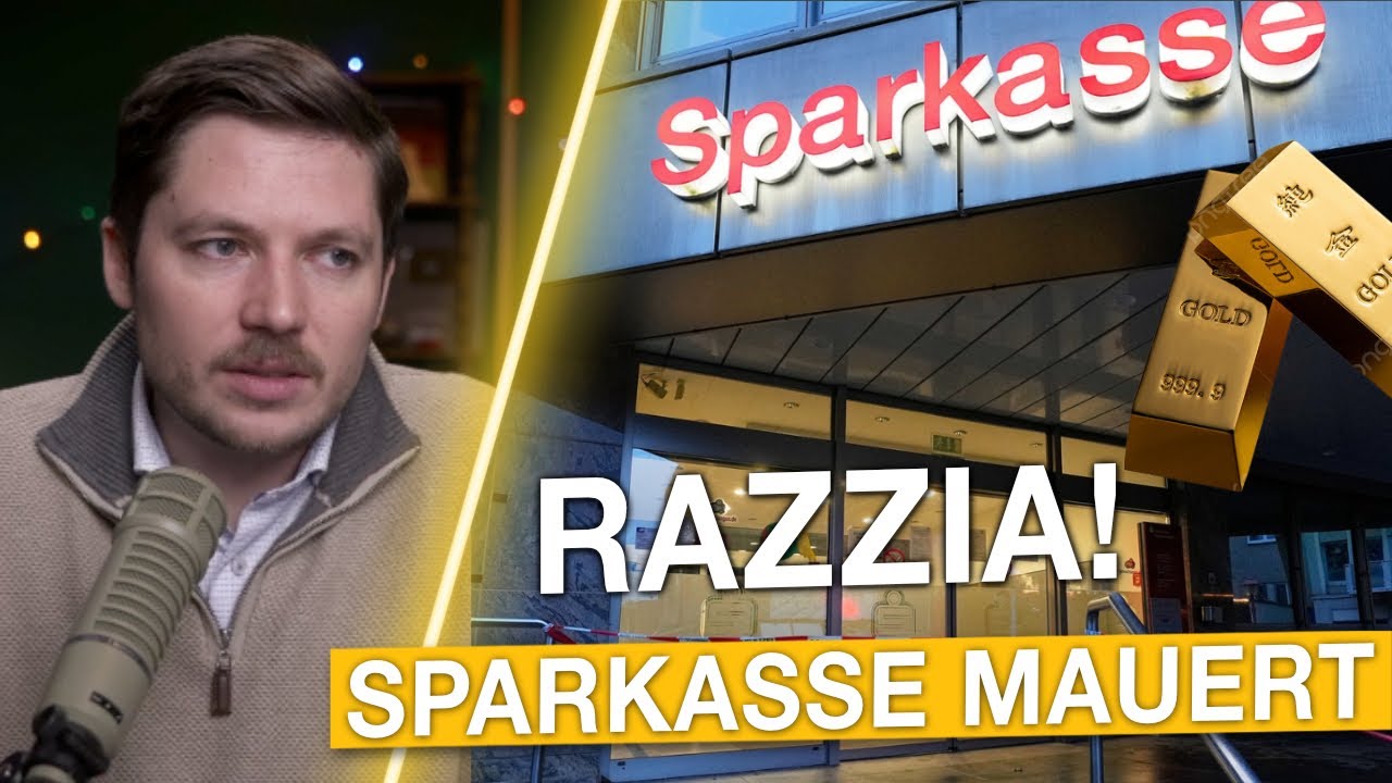 Sparkasse: RAZZIA und SCHOCK für Kunden - 10.300€ werden erstattet