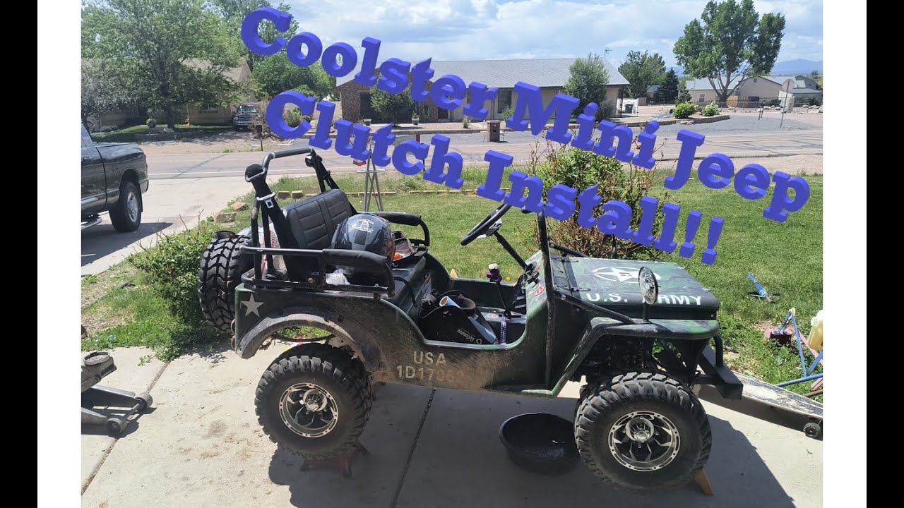 Coolster Mini Jeep Clutch Install