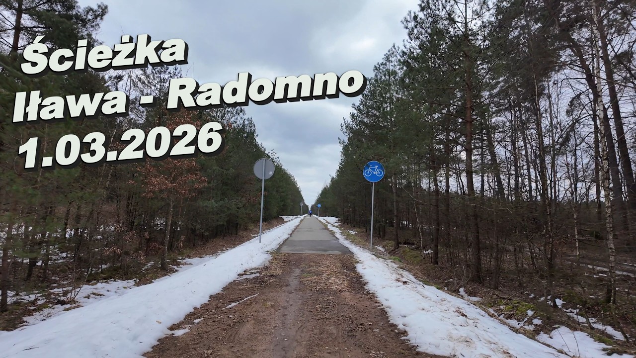 2026. 4K Dron. Ścieżka Iława - Radomno
