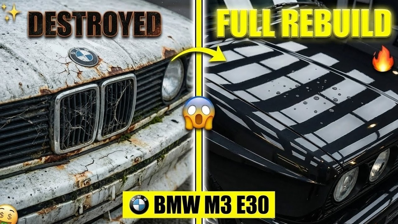 This BMW M3 E30 Was Completely DESTROYED… Then Rebuilt From Nothing (ASMR)