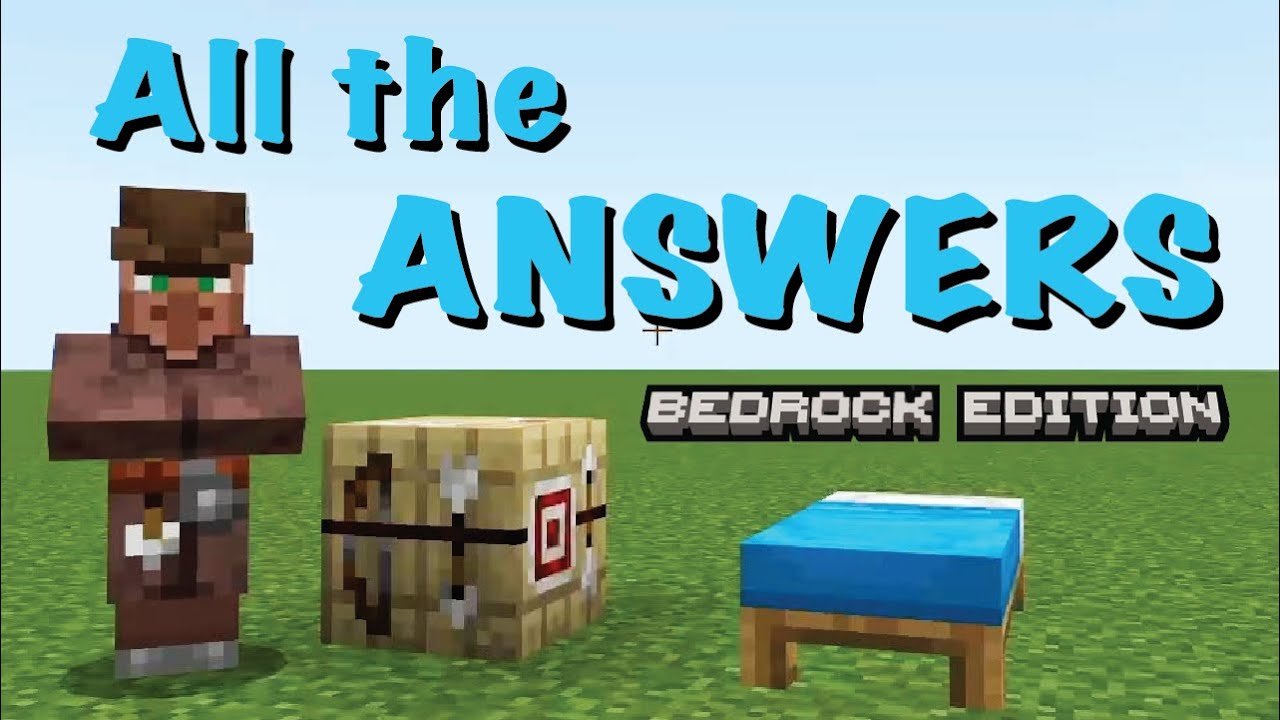 Esoteric Rules for Villagers in Minecraft - Bedrock Edition!